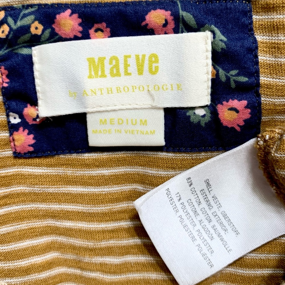 SOLD-Anthropologie Striped Pullover Knit Top - Picture 7 of 8